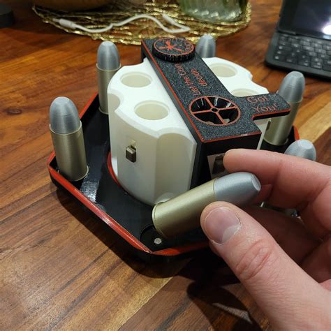 russian roulette table game drinking game  printnic makerworld