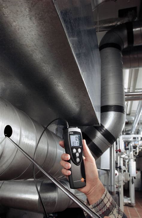 testo 416 - Anémomètre à hélice | Conduit de ventilation | Mesure de la ...