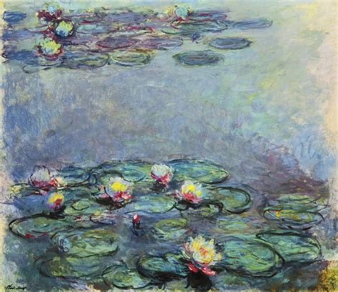 Nymphéas. - Claude Monet as art print or hand painted oil.