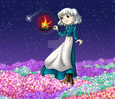 Sophie and Calcifer by thedustyphoenix on DeviantArt