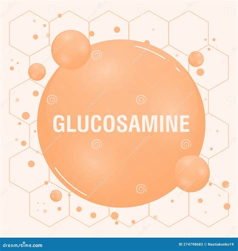 Glucosamine Molecule 3d, Molecular Structure, Ball And Stick Model, Structural Chemical Formula ...