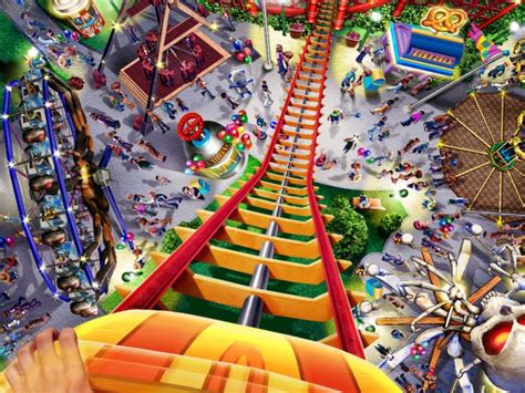 roller, Coaster, Amusement, Park, Fun, Rides, 1roll, Adventure, Summer ...
