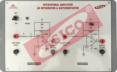 plastic analog operational amplifier  differentiator integrator