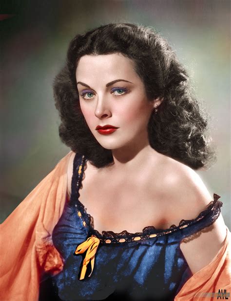 Hedy Lamarr (1914 - 2000), the most beautiful woman in film in the