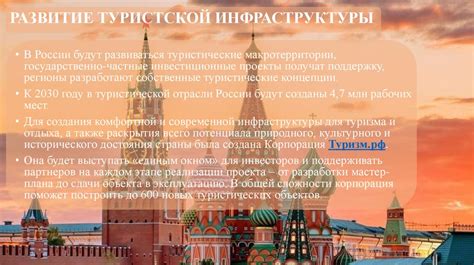 Национальные проекты России. Туризм и индустрия гостеприимства ...