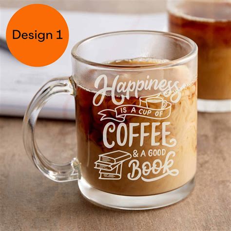personalized glass coffee mugs etchergiftscom