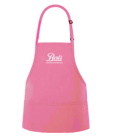 Apron - Pink - Bert's Market - We May Doze, But We Never Close, Folly ...