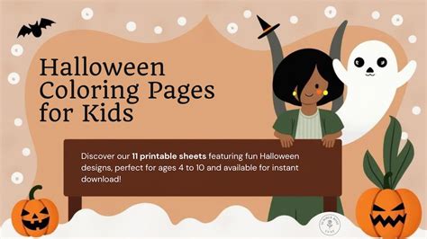 halloween coloring pages  kids  printable sheets  etsy