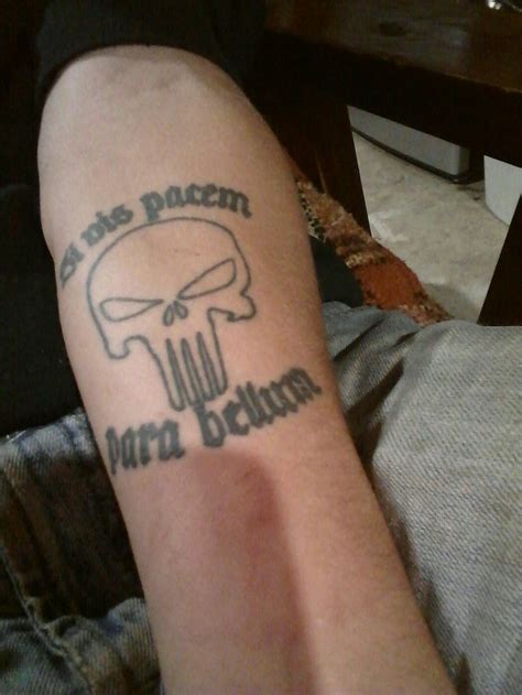 Sic Vis Pacem Para Bellum Tattoo