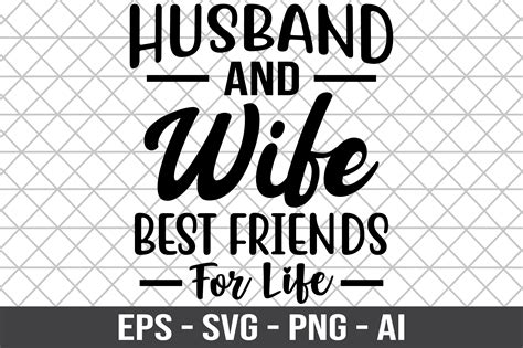 Husband and Wife Best Friends for Life Graphic by Craftking · Creative
