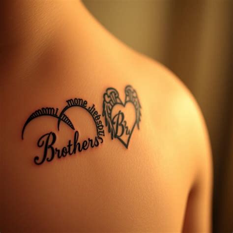 meaningful sibling memorial tattoos  brother