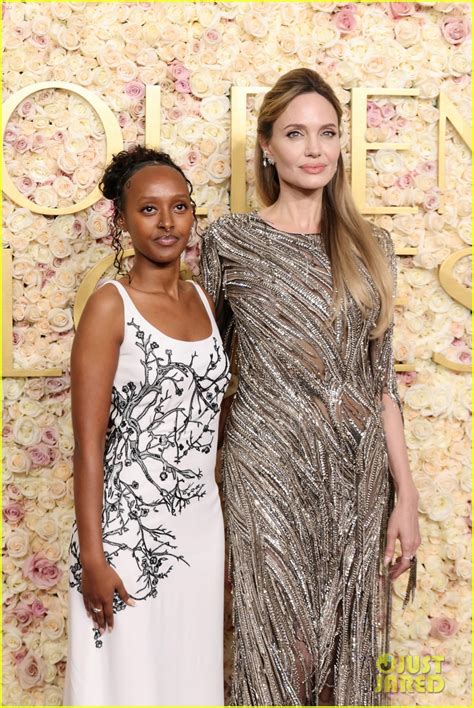 Angelina Jolie's Golden Globes 2025 Date: Her Daughter Zahara!: Photo ...