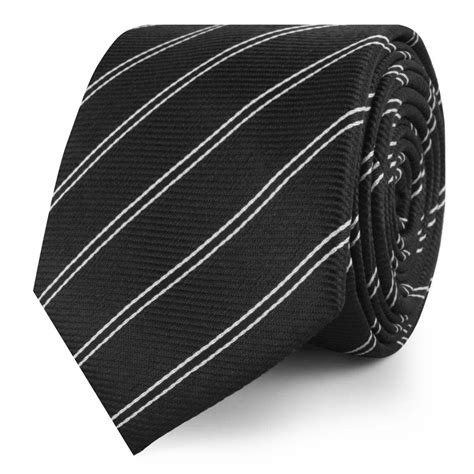 boston black striped skinny tie mens repp slim ties thin neckties au