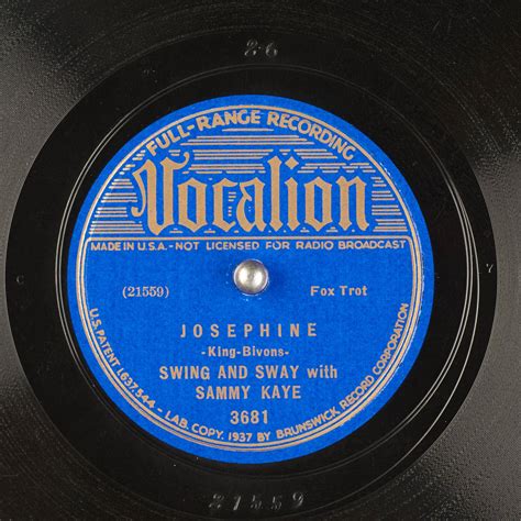 Download Sammy Kaye Josephine Vinyl Record Wallpaper | Wallpapers.com