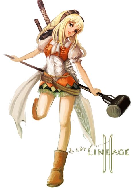 Lineage 2-dwarf-female by nonoye on DeviantArt