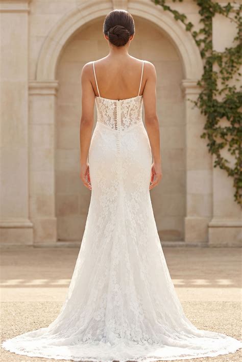 Floral Lace Fitted Bridal Gown JB45719 | Jovani