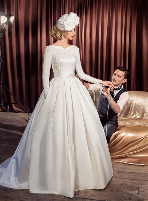 Modest vintage wedding dresses 60 photos - Vianawedding.com