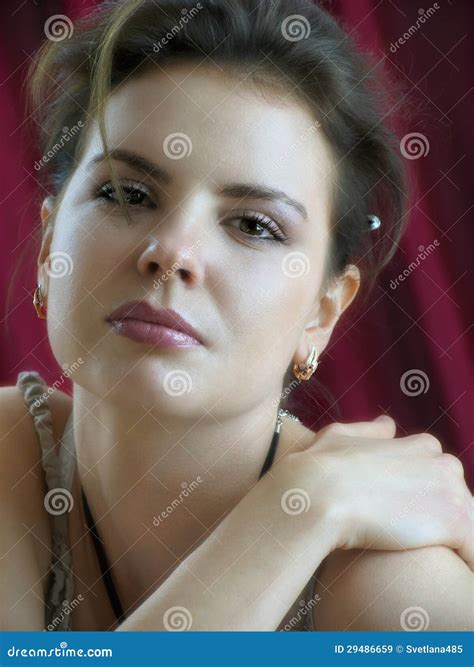 Oxana stock image. Image of brow, conquest, lips, glance - 29486659