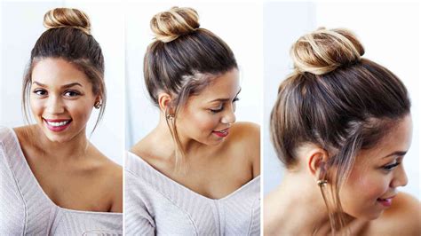 how to do a quick hair bun