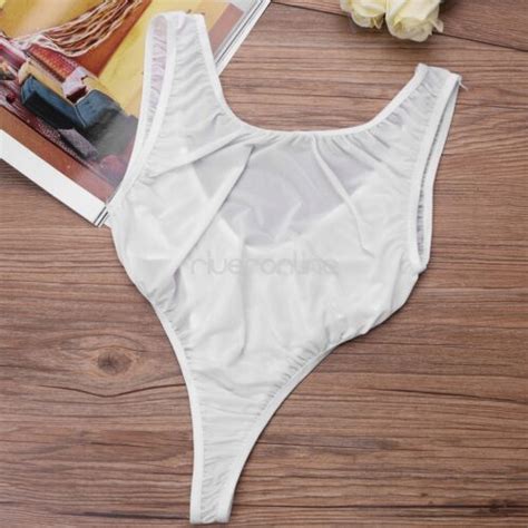 Womens Body Transparent Stringbody Underwear Transparent Bodysuit ...