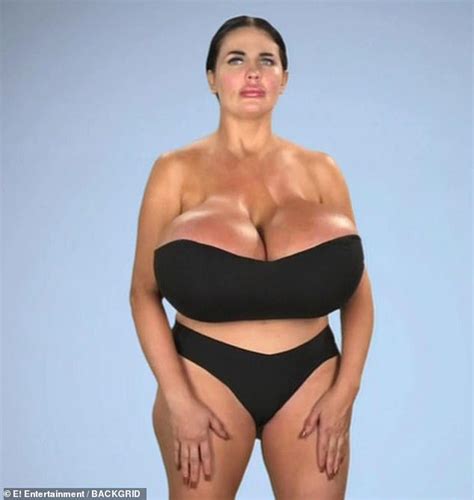 Woman who had 5200cc breast implants is refused but | Daily Mail Online