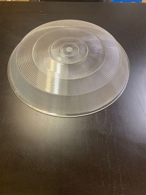 Lexalite 622 Round High Bay Plastic Clear Light Cover 22" Diameter