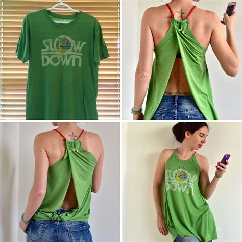 how to turn a tshirt into a tank top 2