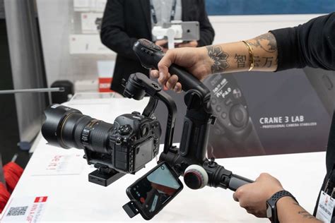 Zhiyun CRANE 3 LAB gimbal – IBC 2018 - Newsshooter
