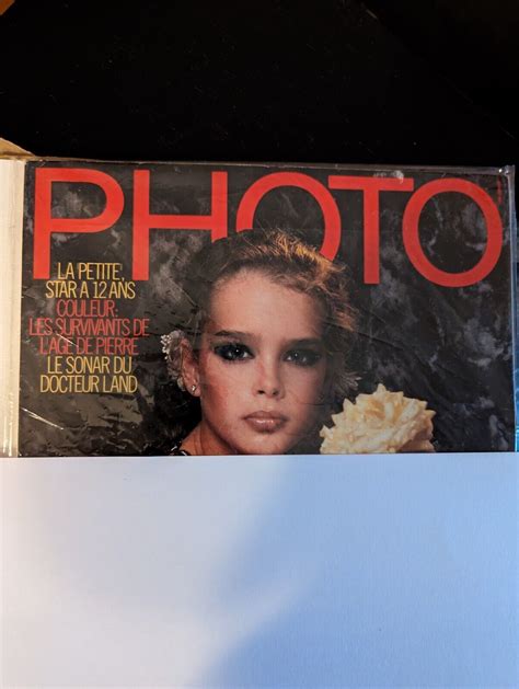 1978 Brooke Shields Gary Gross 130 Magazine PHOTO Vintage Rare French