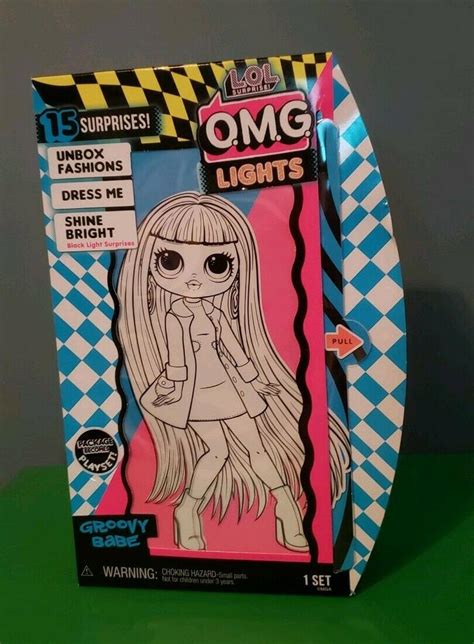 New LOL Surprise OMG LIGHTS GROOVY BABE Fashion Doll 15 Surprises L.O.L ...