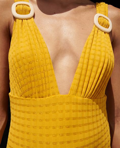 SOPHIE DELOUDI - Ivanka - One Piece in Mustard - Caprice Clothing