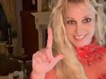 Video: Britney Spears flaunts her legs in red mini dress while dancing ...