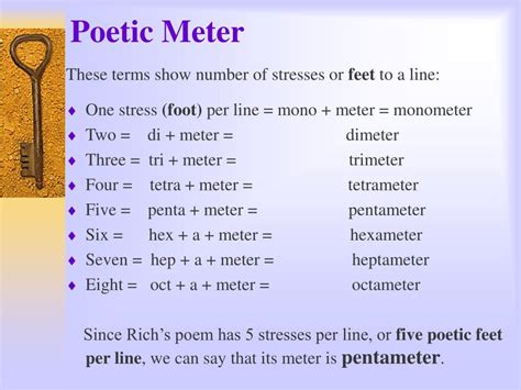 PPT - Poetic Meter PowerPoint Presentation, free download - ID:726469