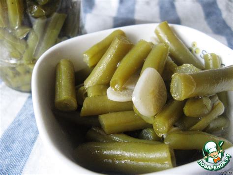 Маринованная стручковая фасоль – кулинарный рецепт