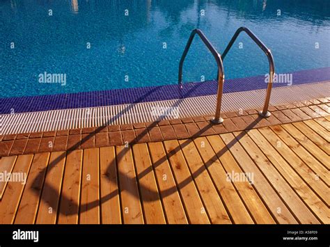 swimming pool steps stock photo alamy