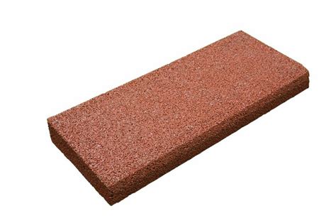 Бордюр из резиновой крошки, 500*50*210 мм, терракотовый