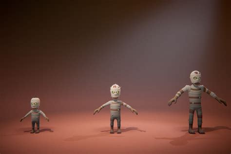 Mummy Family Pack - Characters + Animations