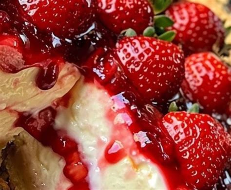 Strawberry Cheesecake Dump Cake