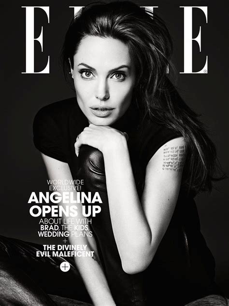 Angelina Jolie on @ELLE Magazine (US) Magazine (US) Magazine (US