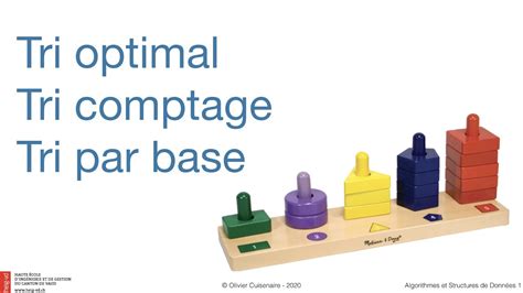3 7 - Tri optimal, tri comptage, tri par base - YouTube