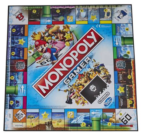 Monopoly Super Mario Gamer Edition Board Game Hasbro - ToyWiz