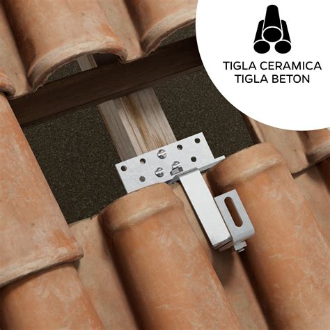 Suport dublu-reglabil 115mm pentru montaj panouri solare/fotovoltaice