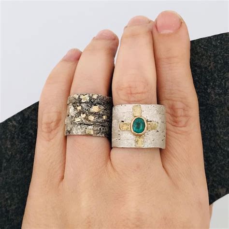 Кольца из серебра и золота | Серебро, Кольца, Золото