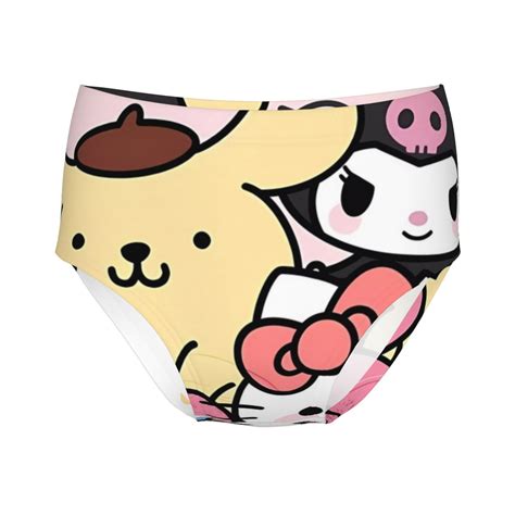 Defioc Sanrio Pattern Girls Underwear,Stretch Cotton Panties for Girls