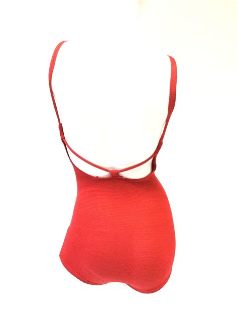 Jantzen Red One Piece Swimsuit, 1930s at 1stDibs | jantzen bathing