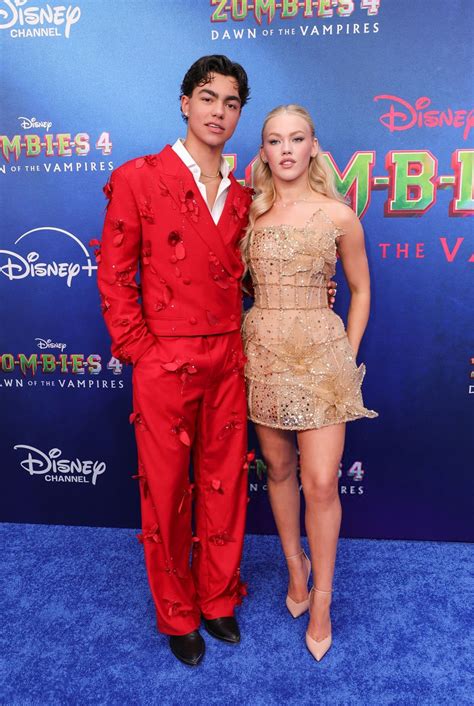 Freya Skye Debuts Glimmering Mini at "Zombies 4" Premiere • CelebMafia