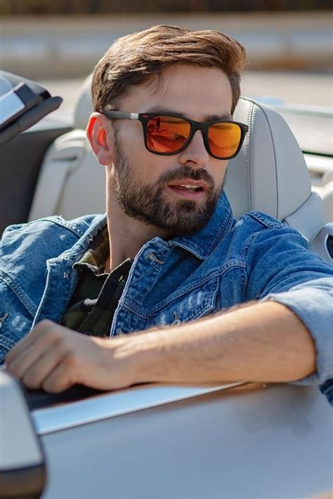 GQUEEN Men's Polarized Polycarbonate UV Protection Square Sunglasses ...