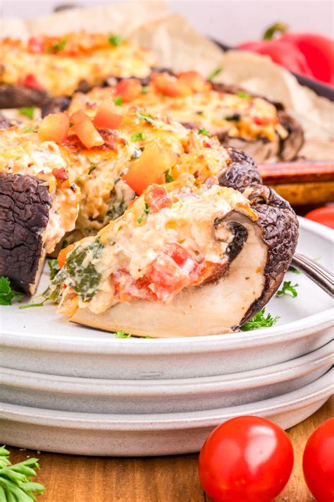 The Best Stuffed Portobello Mushrooms (Baked Recipe)