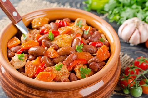 Фасоль с мясом