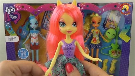Кукла Флаттершай - распаковка и обзор Девушки из Эквестрии / Equestria ...